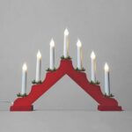 Adventný svietnik s ťahanou žiarovkou LED Filament