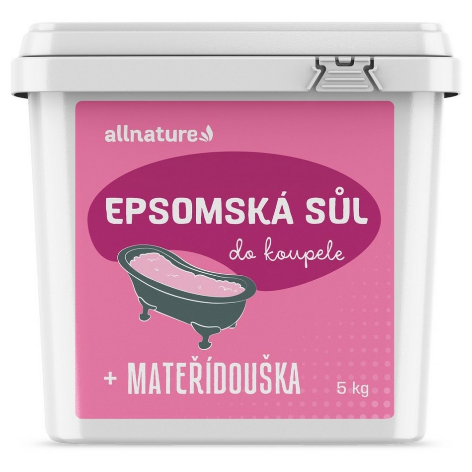 Allnature Epsomská soľ Materina dúška 5 kg Allnature Epsomská soľ Materina dúška 5 kg
