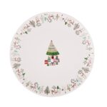 Altom Porcelánový dezertný tanier Xmas Tree