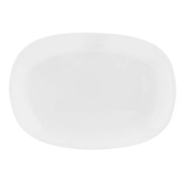 Altom Servírovací tanier z opálového skla White harmony 30 x 22