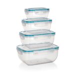 Banquet Sada plastových dóz Leya 4 ks 0