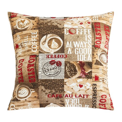 Bellatex Obliečka na vankúšik EMA Káva hnedá