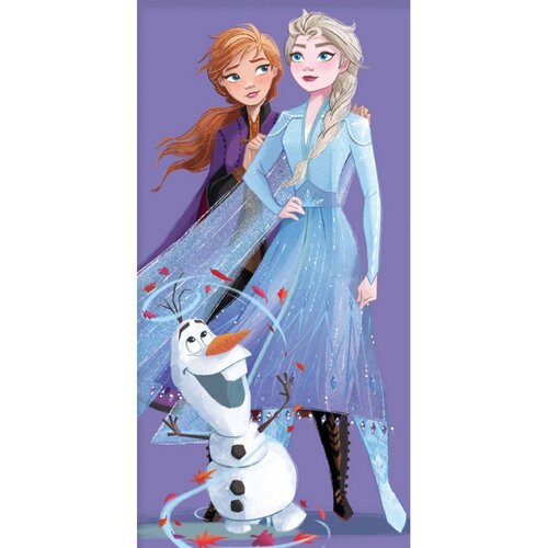 Carbotex Detská osuška Ľadové Kráľovstvo Elsa Anna a Olaf