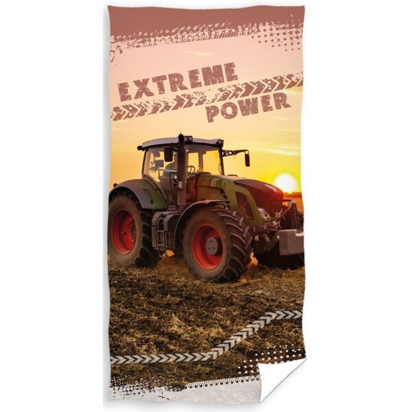 TipTrade Froté osuška Traktor na poli