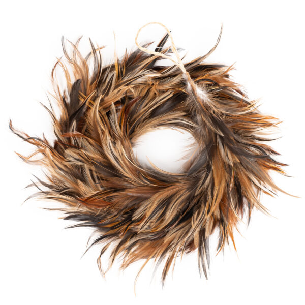 Girlanda z kohútieho peria