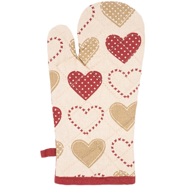 Home Elements Kuchynská chňapka s magnetom Srdcový motív