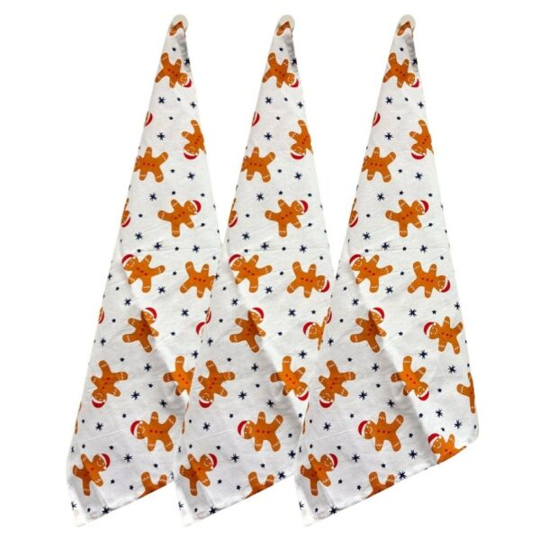 Home Elements Kuchynská utierka Perníčky biela