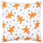 Home Elements Obliečka na vankúšik Perníčky biela