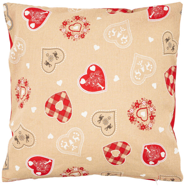 Home Elements Obliečka na vankúšik Vianočné srdce