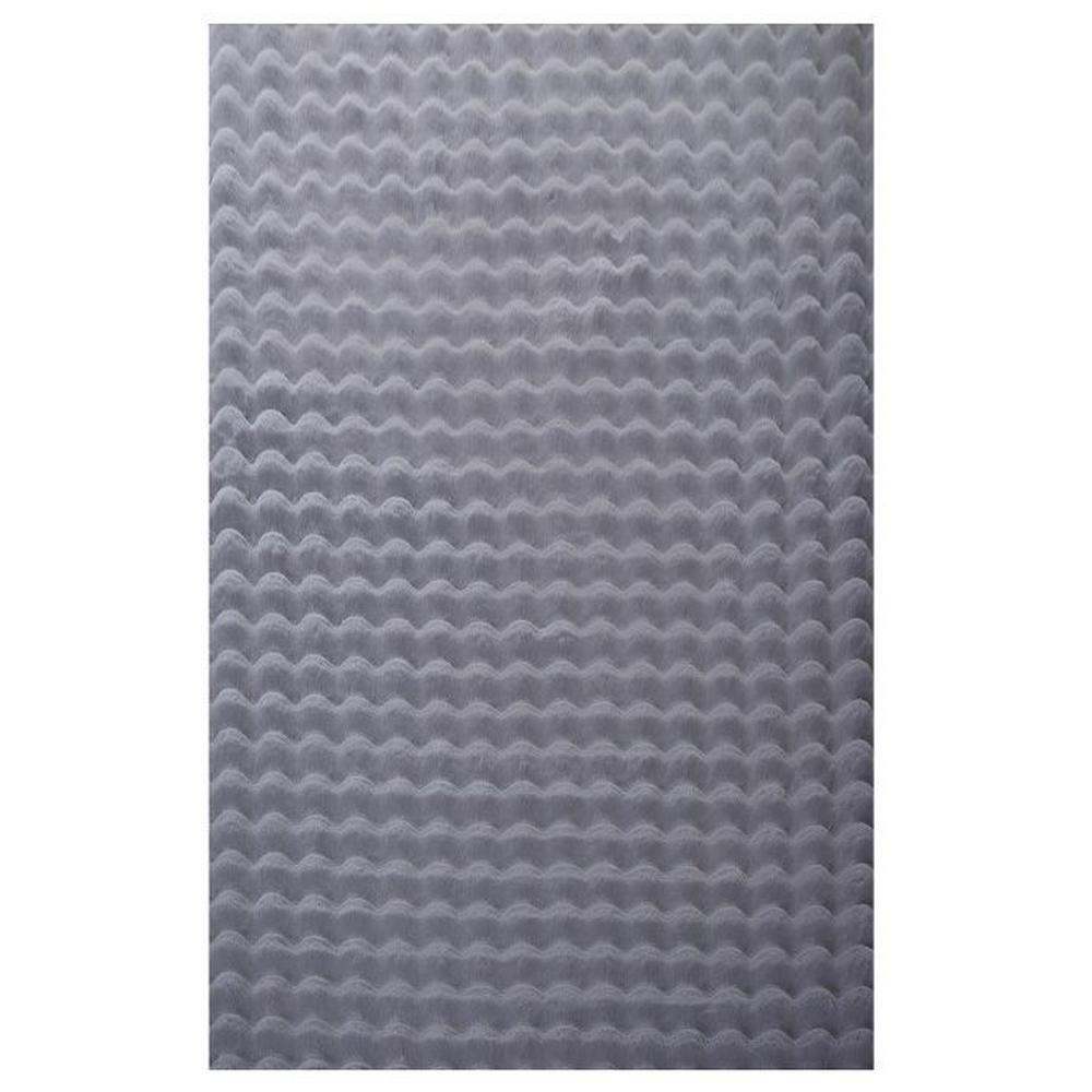Koberec z umelej kožušiny 160x230 cm tmavosivý