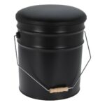 Kovový taburet s úložným priestorom Barrel