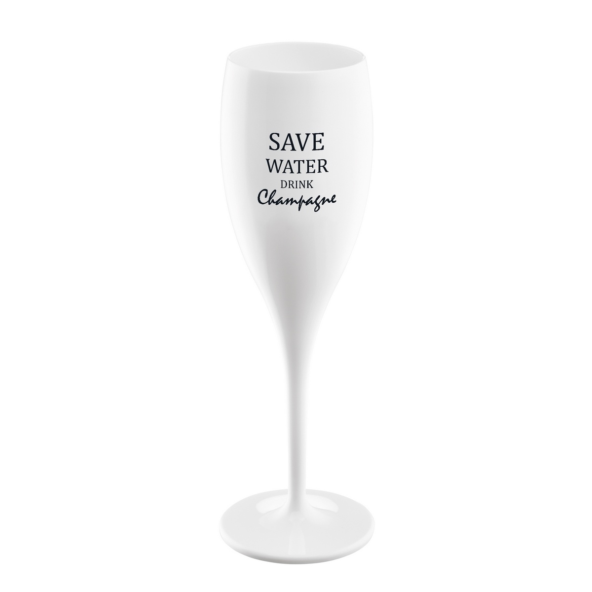 Koziol Pohár s nápisom Save water drink champagne Koziol Pohár s nápisom Save water drink champagne