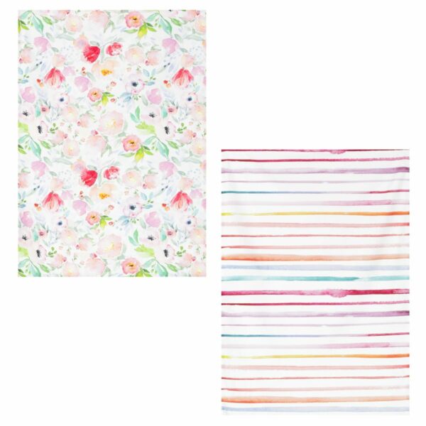 Kuchynská utierka Pivonky v ružových farbách