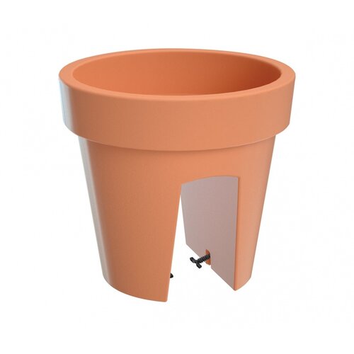 Prosperplast Kvetináč na zábradlie Lofly Railing terakota