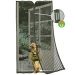 Moskytiéra do dverí s magnetmi čierna