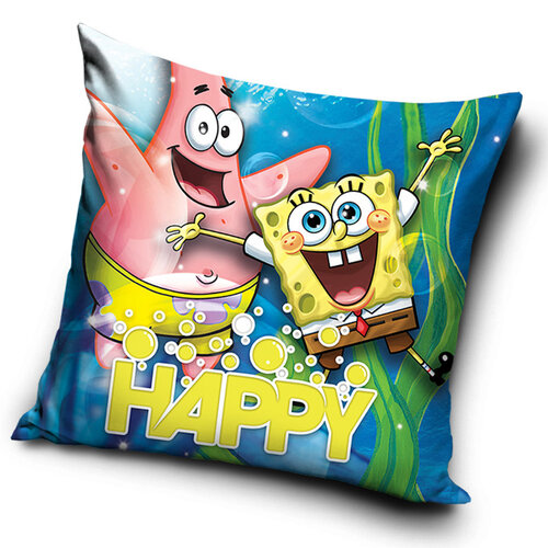 Carbotex Obliečka na vankúšik Sponge Bob a Patrik Radovánky