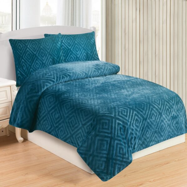 Jahu Obliečky mikroplyš Aztek petrolejová