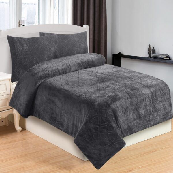 Jahu Obliečky mikroplyš Symbol tm. sivá