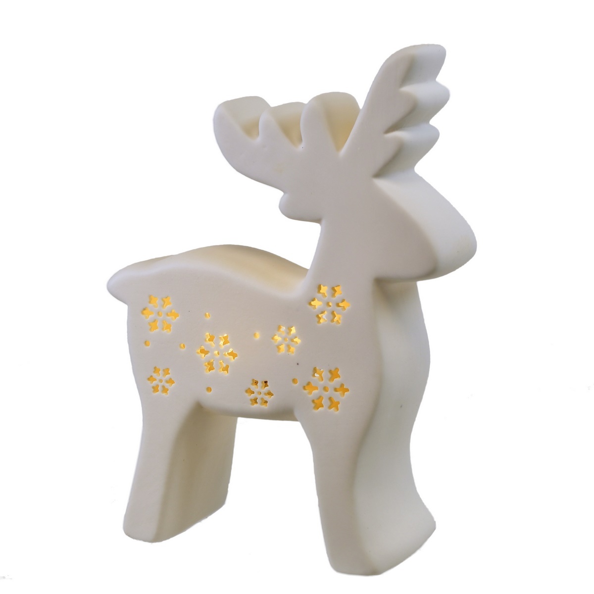 Porcelánová LED dekorácia Sobík Porcelánová LED dekorácia Sobík