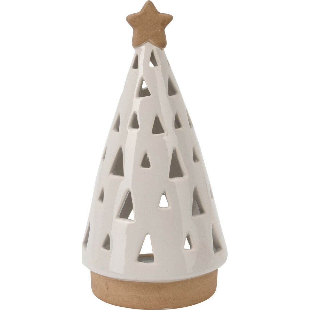 Porcelánový svietnik na čajovú sviečku Christmas tree biela Porcelánový svietnik na čajovú sviečku Christmas tree biela