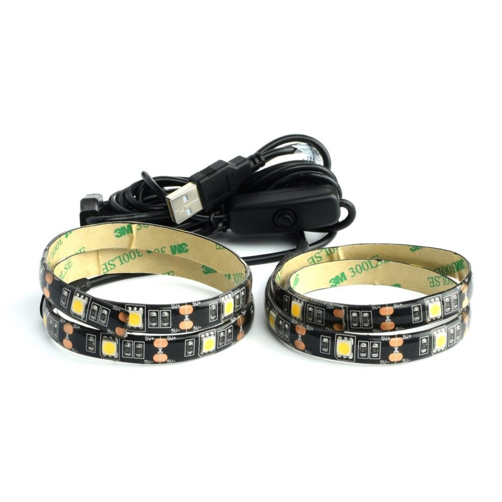 Retlux RLS 101 LED pásik s USB konektorom studená biela