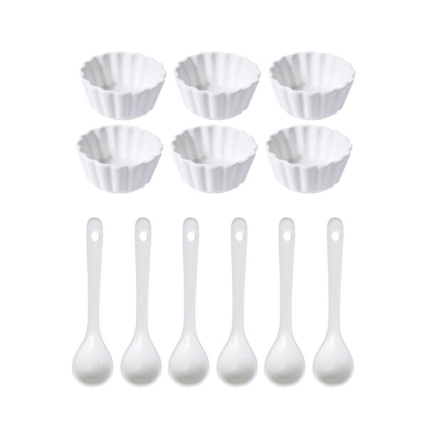 Sada porcelánových misiek Round