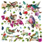 Samolepiaca dekorácia Birds