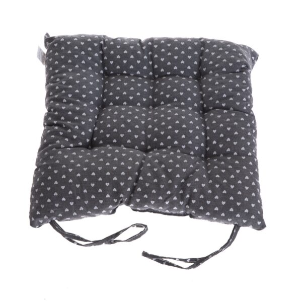 Sedák prešívaný Srdiečko sivá