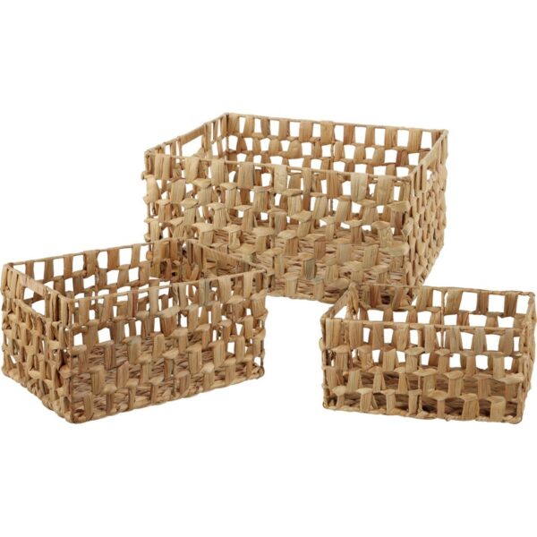 Súprava košov z vodného hyacintu Gantok