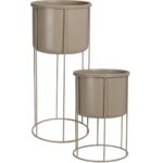 Súprava obalov na kvetináče v stojane Tulipe​ 2 ks