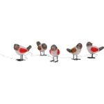 Svetelná vonkajšia dekorácia Birds 40 LED