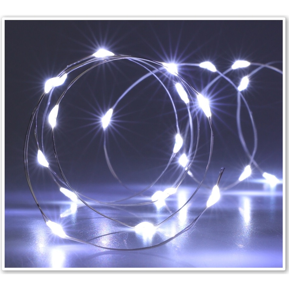 Svetelný drôt Silver lights 80 LED Svetelný drôt Silver lights 80 LED