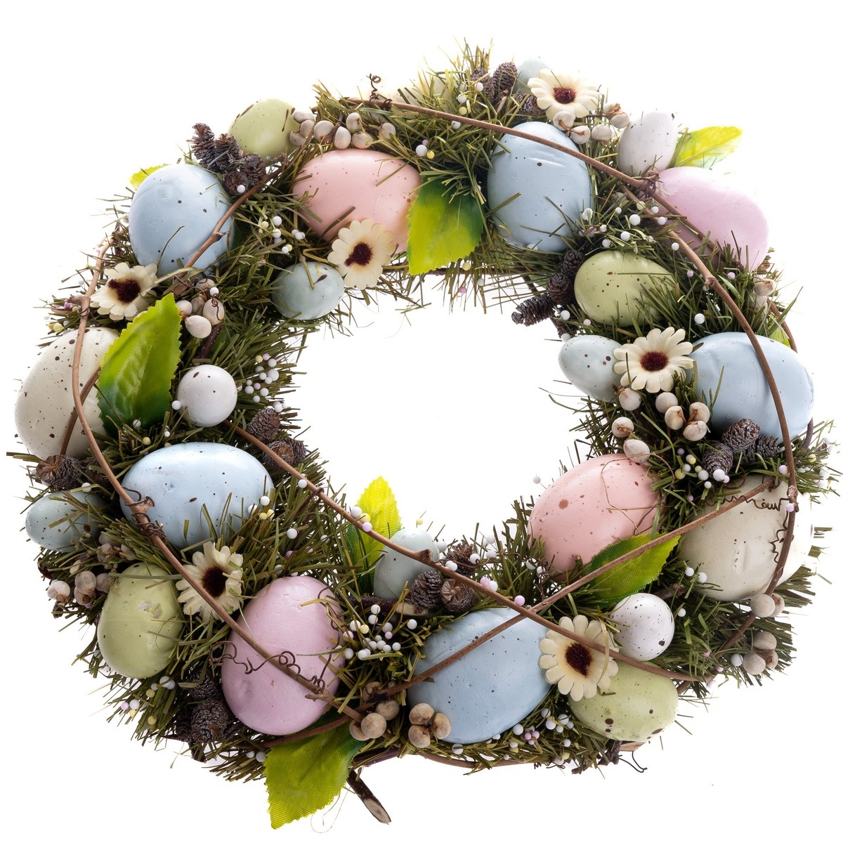 Veľkonočný veniec s vajíčkami Easter Veľkonočný veniec s vajíčkami Easter