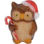 Vianočná LED dekorácia Candy owl