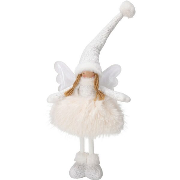 Vianočná dekorácia Anjel dievča stojace LED