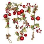 Vianočná girlanda Nature červená