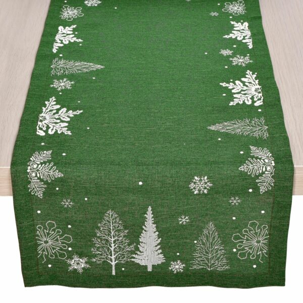 Forbyt Vianočný behúň zelená