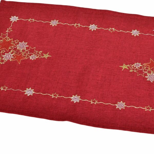 Forbyt Vianočný obrus Stromček červená