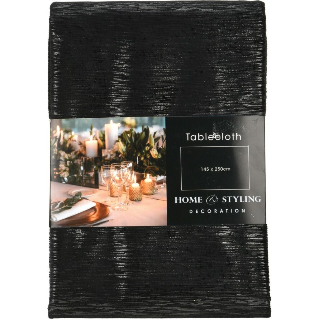 Vianočný obrus Velvett čierna