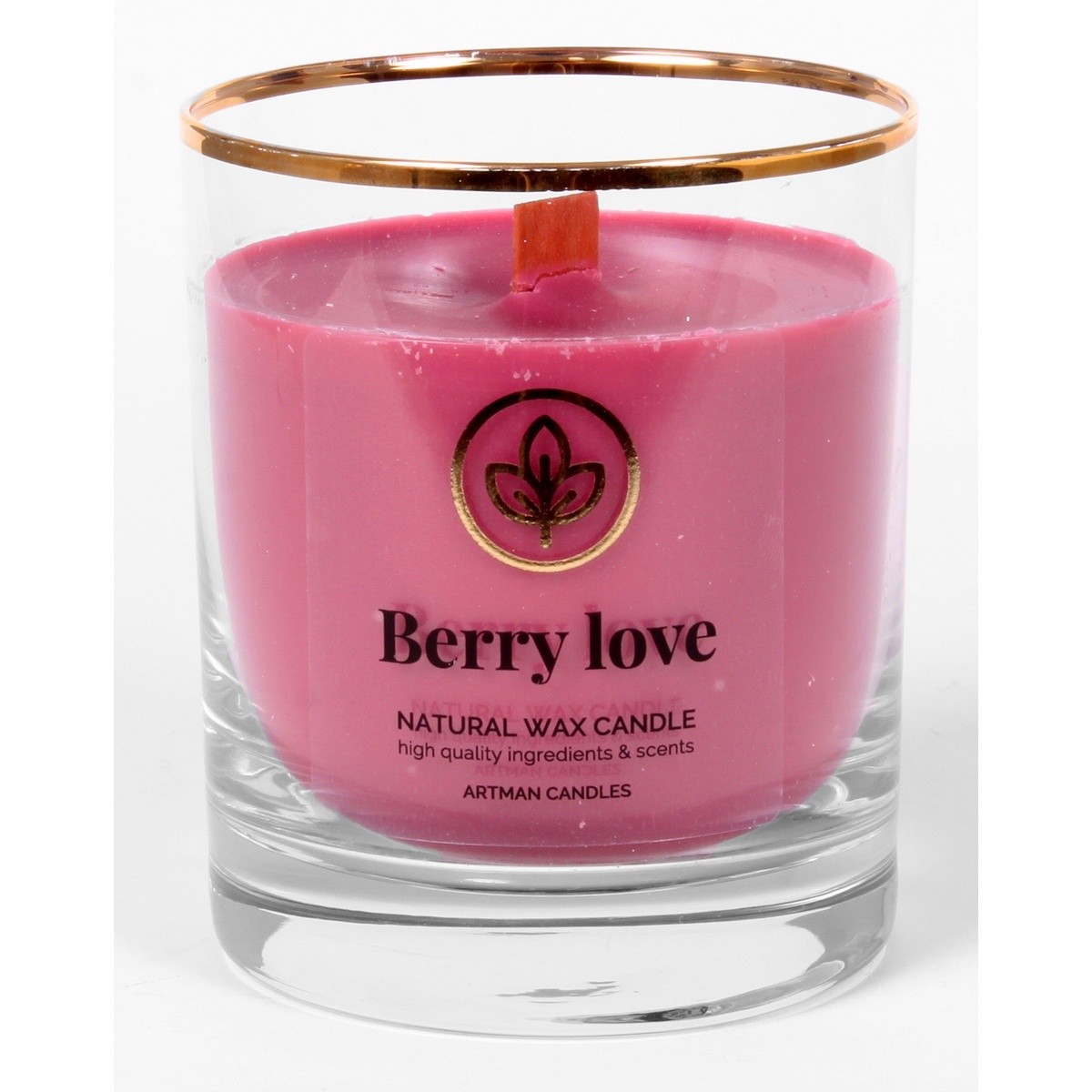 Vonná sviečka v skle Berry love 500 g Vonná sviečka v skle Berry love 500 g