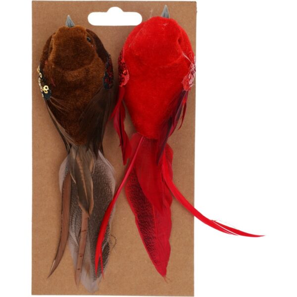 Vtáčik na klipe sada 2 ks